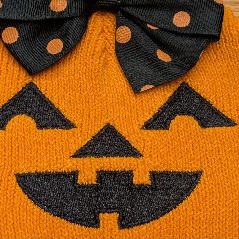Holiday Baby Beanies Hats Set of 2 0-6M Snowman Pumpkin Halloween NWT Holiday